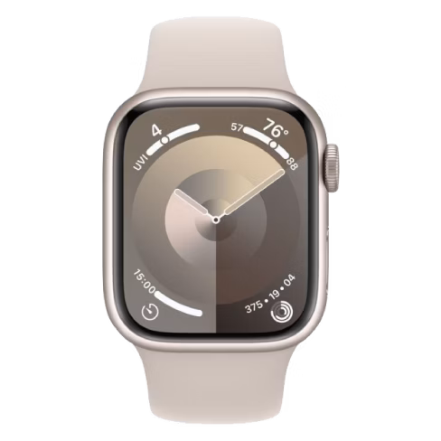Apple Watch Series 9 41mm Aluminium Case | Sport Band - S/M Bēšs 2 img.