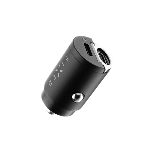Fixed 30W Car Charger | USB-C Melns 2 img.