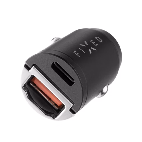 Fixed 30W Car Charger | USB-C/USB Чёрный 4 img.