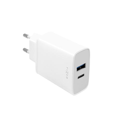Fixed USB-C/USB | 30W Balts 1 img.