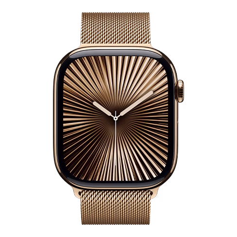 Apple Watch Series 10 Titanium Case 46 Золотой Milanese Loop M/L 2 img.