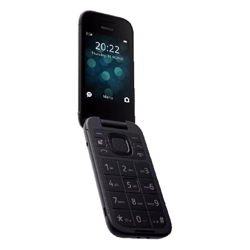 Nokia 2660 Flip 128 MB Melns 1 img.