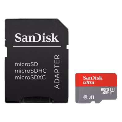 SanDisk Ultra MicroSDXC 256GB + SD Adap 120MB/s A1 Black | Bite