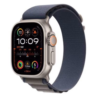 (LV) Apple Watch Ultra 2 GPS + Cellular 49mm Titanium Case with Alpine Loop - Small | Bite