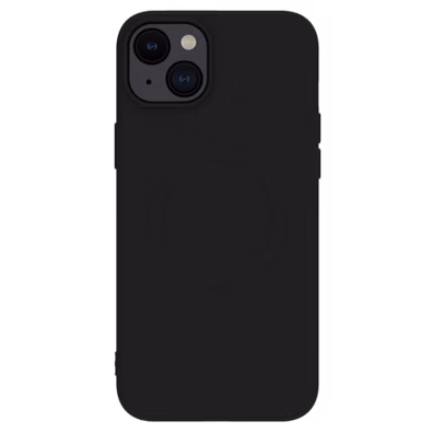 Apple iPhone 15 Plus MagSafe Soft Touch Cover By Muvit Black | Bite