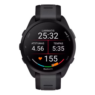 Garmin Forerunner 165 Smart Watch Black/Slate Grey | Bite