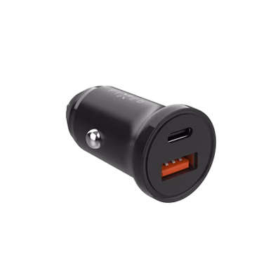 Car Charger USB-C/USB 20W By Fixed Black | Bite