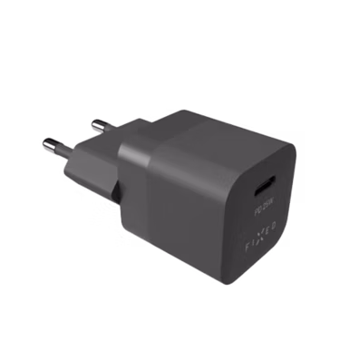 Travel Charger Mini USB-C 25W by Fixed Black | Bite