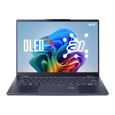 14" Acer CineCrystal™ OLED WQ2.8K / Intel® Core™ Ultra 5 Prozessor 226V / 16 GB LPDDR5X / 512 GB SSD  / Intel® Arc™ Grafik 130V / Windows 11 Home (64 Bit) / Steam Blue/ US International | Bite